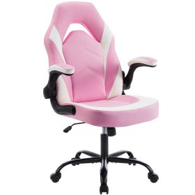 Sweetcrispy Gaming Chair - PU Leather Computer Chair Ergonomic Office Chair with Lumbar Support