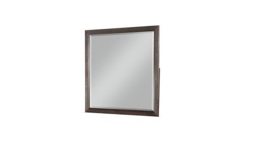 Kenzo Modern Style Mirror Made with Wood in Walnut