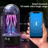 Lamp with Bluetooth White Noise Sound, Jellyfish Aquarium Bubble lamp for Relaxing Decorating Gift Lamps for Adults and Kids