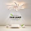 31Inches Ceiling Fan with Lights Remote Control Dimmable LED, 6 Gear Wind Speed Fan Light