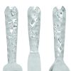 Artistic Cutlery Wall Decor In Metal, Set of Three, Silver