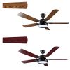 52 Inch 5 blades Ceiling Fan With Dimmable LED Light And Remote Control