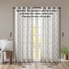 Fretwork Print Grommet Top Window Curtain Panel(Only 1 Pc Panel)