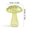 7 Style Mushroom Glass Vase Creative Hydroponics Vases Aromatherapy Bottle Desktop Crafts Ornament Living Room Home Office Decor