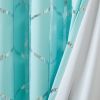 Total Blackout Metallic Print Grommet Top Curtain Panel(Only 1 Pc Panel)